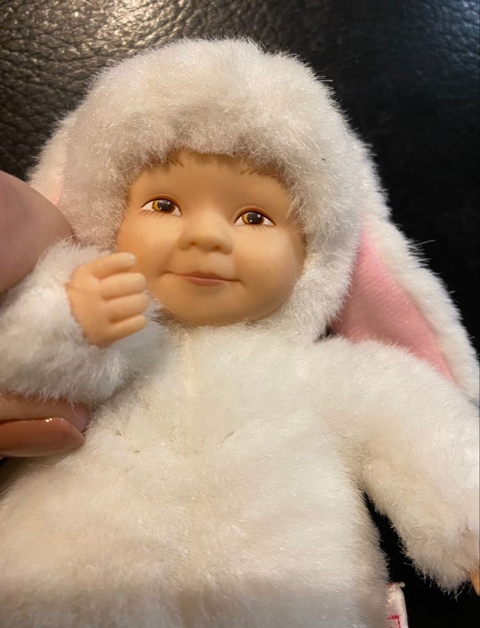 Poupée bébé lapin Anne Geddes - photo numéro 2