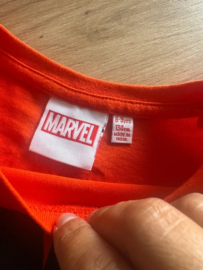 T-shirt Marvel black Panther 8/9ans orange - photo numéro 3