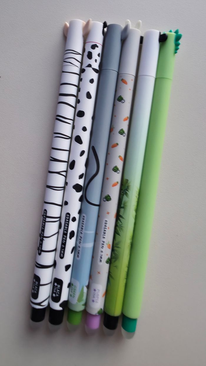 Lot de 6 stylos collection animaux kawaii - photo numéro 6
