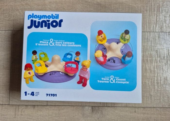 71701 - Playmobil Junior - Enfants et tourniquet - Neuf Scellé - photo numéro 3