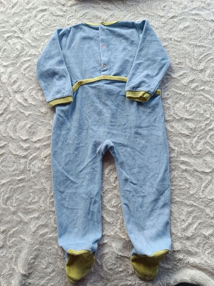 Pyjama grenouillère velours Garçon 24 mois Renne cerf Hiver Funny winter Gémo - photo numéro 6