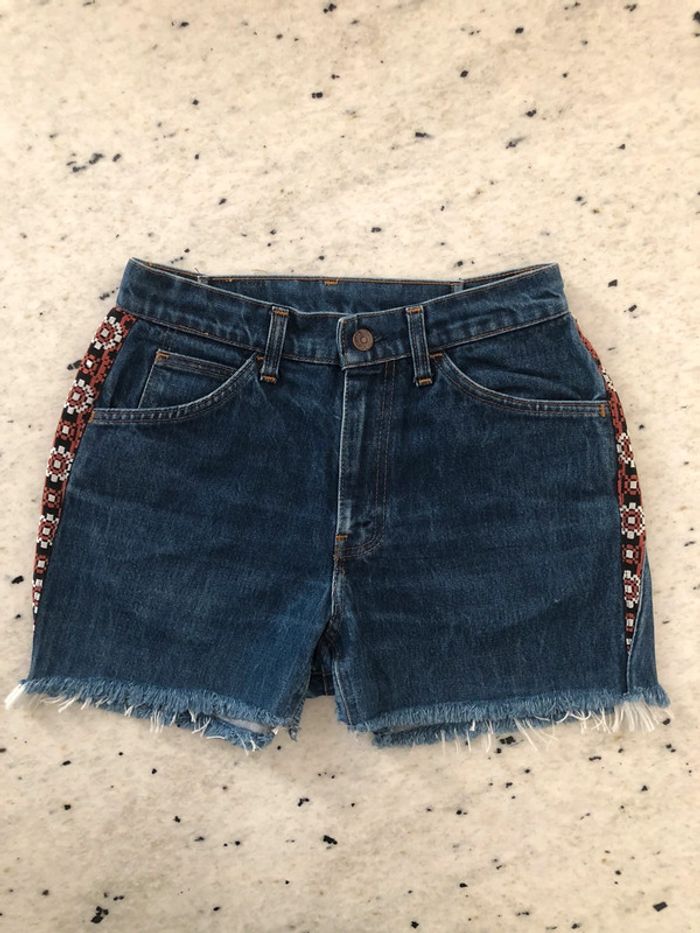 Short en jean Lévis custom XS/S - photo numéro 2