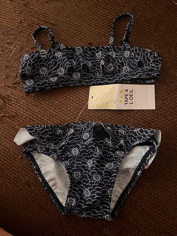 Maillot de bain 2 pièce fille 12 mois tape à l œil TAO