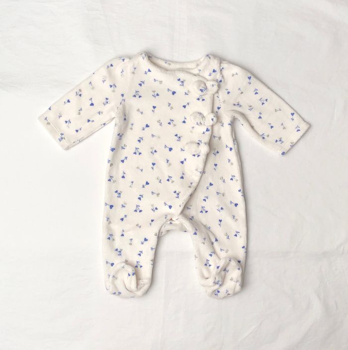 Pyjama velours TAO 1 mois - photo numéro 2