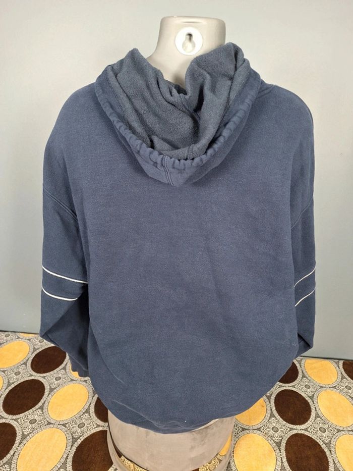 sweat a capuche / Hoodie / homme taille 2XL / bleu - sérigraphie (384) - photo numéro 5