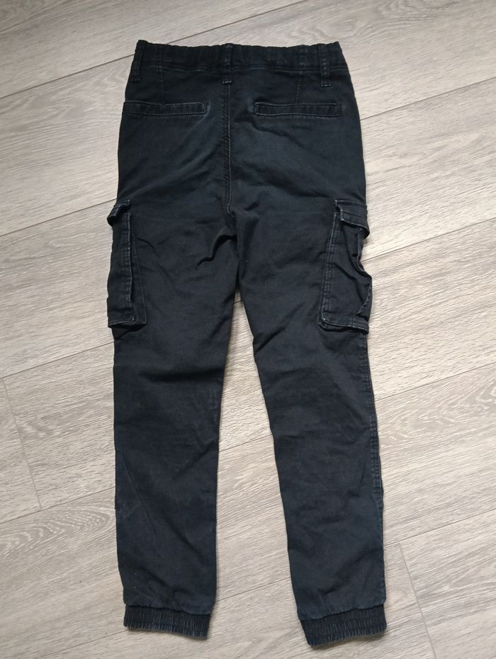 Jeans noir cargo name it 8ans - photo numéro 2