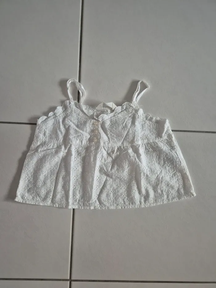 Débardeur blanc 10 ans H&M