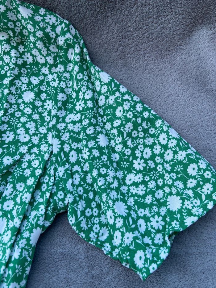 Robe verte manches courtes / Taille M - photo numéro 5