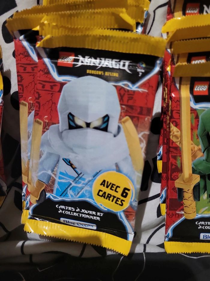 Lot de 48 boosters de 6 cartes lego ninjago serie 7 neuf - photo numéro 3