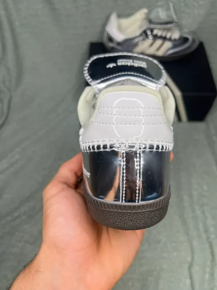 adidas x Wales Bonner Samba 'Metallic Silver Lace' - Taille 40 - photo numéro 4