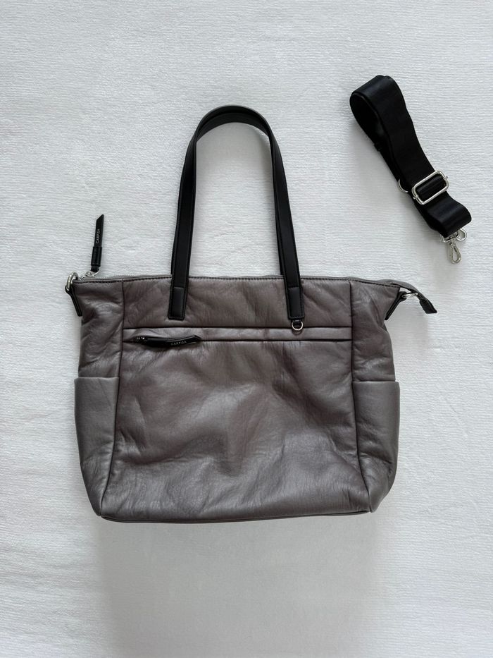Sac à main Carpisa gris femme – Bandoulière amovible
