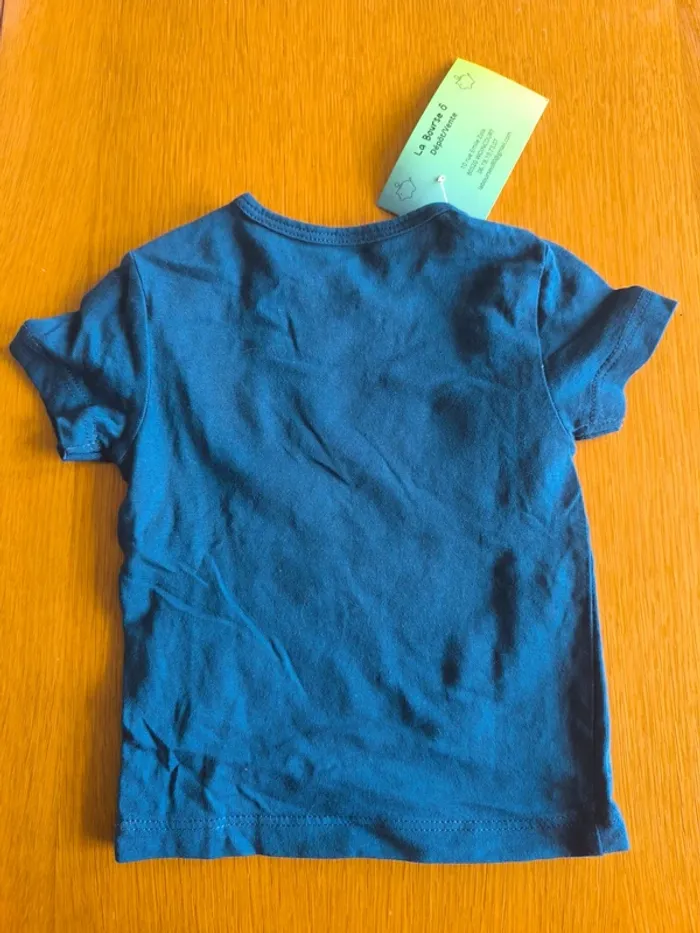 306408 tee-shirt Mc bleu garçon 3 mois kiabi - photo numéro 2