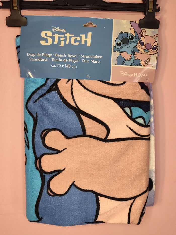 Serviette de plage Disney Stitch - 140cm - Neuf - photo numéro 2