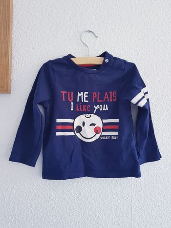 Orchestra - Smiley Baby - Tee-shirt à longues manches