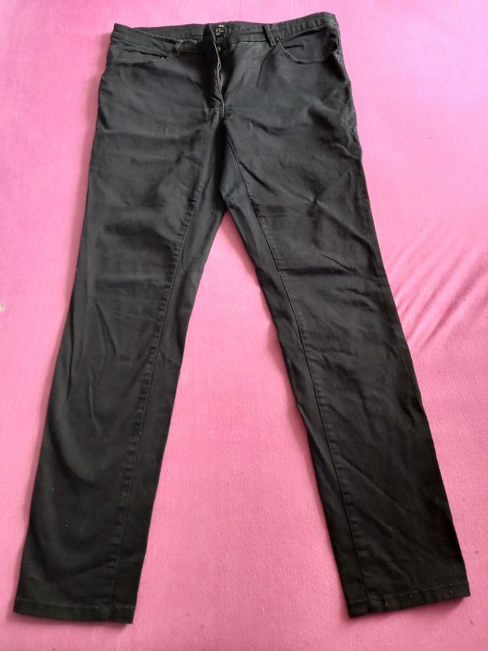 Pantalon jeans noir femme T; 44  H&M