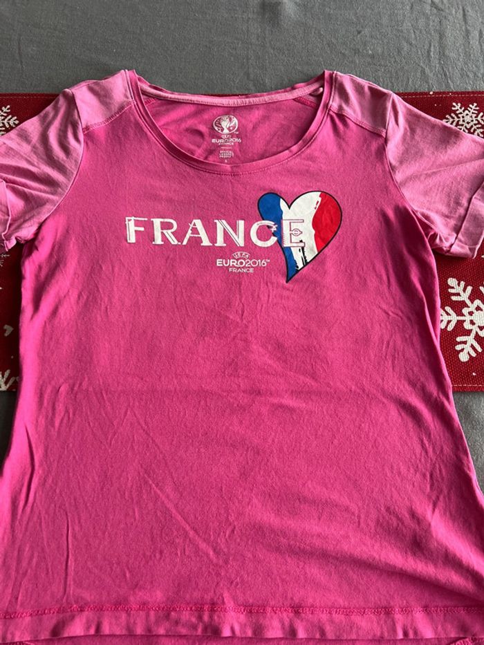 TEE shirt rose euro 2016
