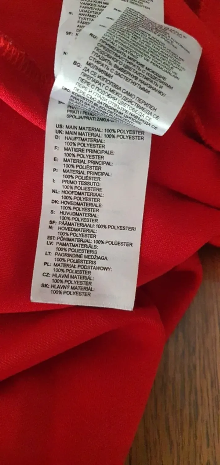 Veste jogging rouge Adidas M - photo numéro 7