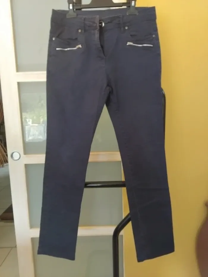 lot de 4 pantalons slim pour femme coupe Jeans, taille M/38 M / 38 / 10 - photo numéro 10