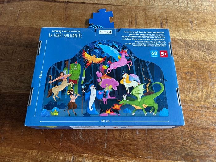 Livre et puzzle - La forêt enchantée - photo numéro 3