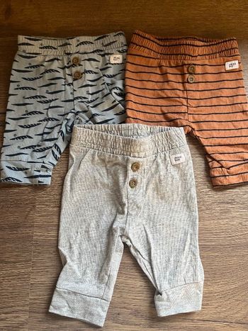 Lot 3 leggings bébé garçon 1 mois