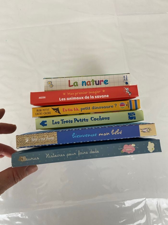Lot de 6 livres d’éveil et histoires pour bébés et jeunes enfants - photo numéro 2