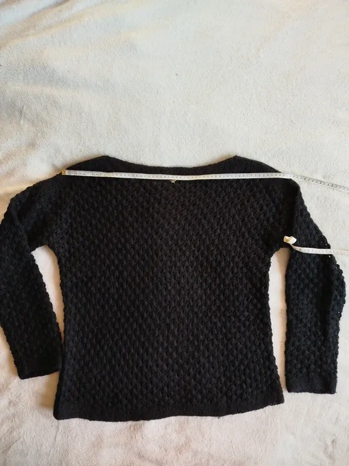 Pull mailles ajourées Sud Express taille M - photo numéro 11