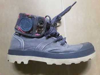 Baskets bleues fille 32 PALLADIUM TBE