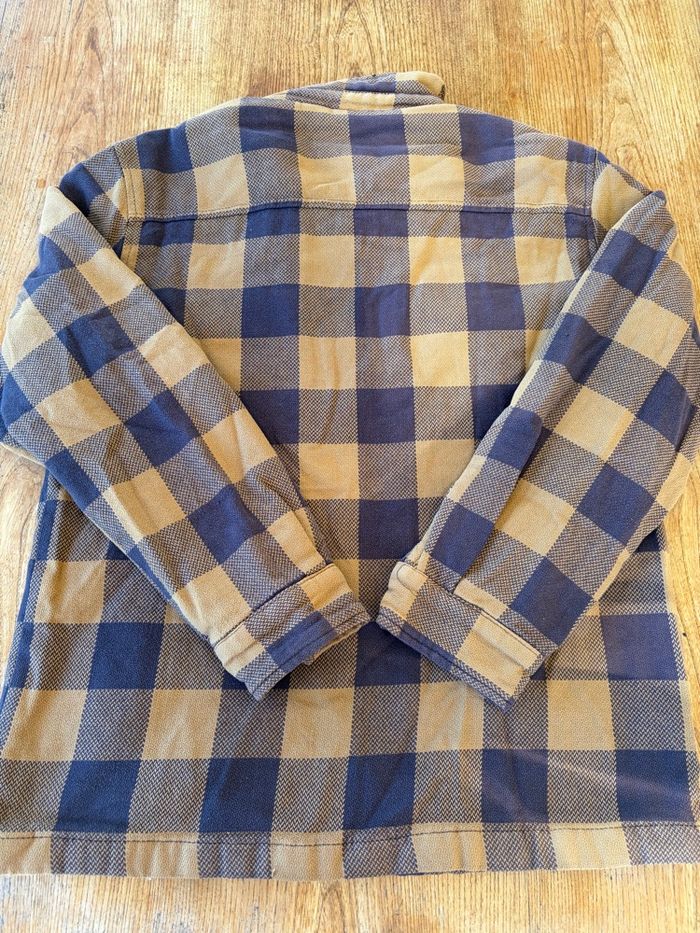 Veste à carreaux style bûcheron / lumberjack - marron/beige – doublée – Taille M - photo numéro 4
