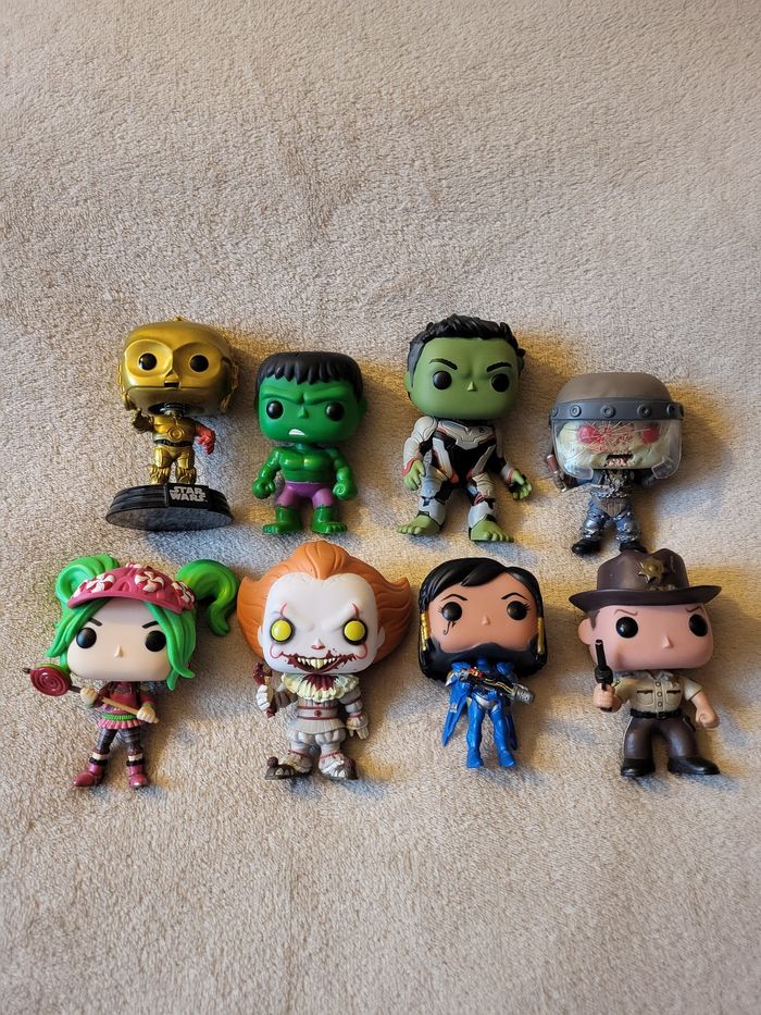 Lot figurines pop
