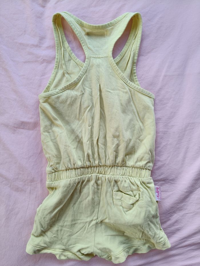 Combi short débardeur été fille Miss Girly vert clair 98 cm - photo numéro 5