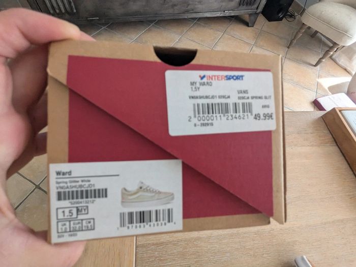 Basket Vans taille 32 paillettes - photo numéro 9