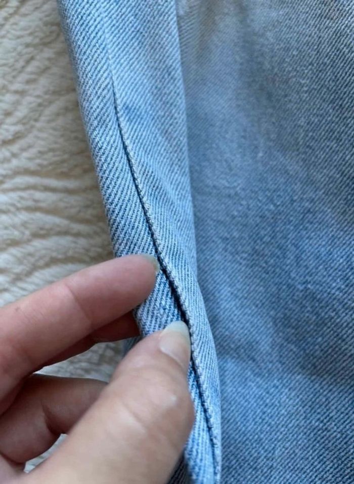 Jean Lévis 501 USA vintage 90s coupe droite bleu clair taille W30 M/40 - photo numéro 7