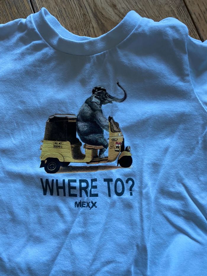 Lot de 2 t shirts ML très bon etat 9 mois - photo numéro 2