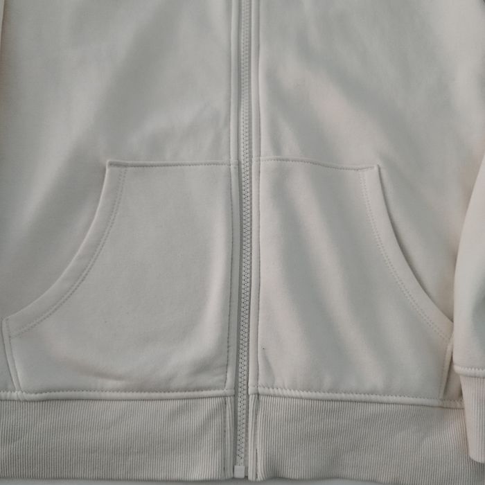 Gilet zippé à capuche crème - photo numéro 4