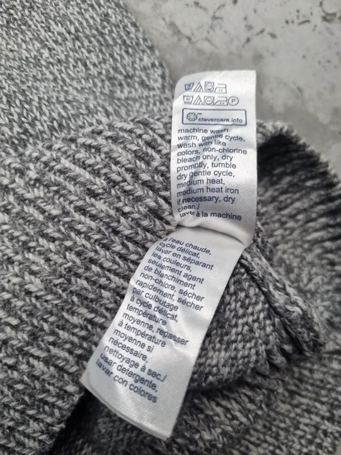 Gilet zippé Tommy Hilfiger gris – Taille XXL Hommes (mesures en photos) - photo numéro 7