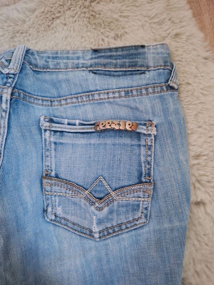 Jeans taille basse le temps de cerises t26 vintage année 2000 #F36S-225 - photo numéro 4