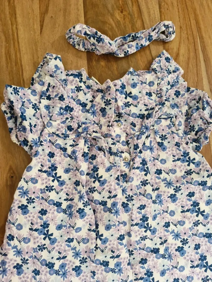 Robe tape à l'œil + bandeau