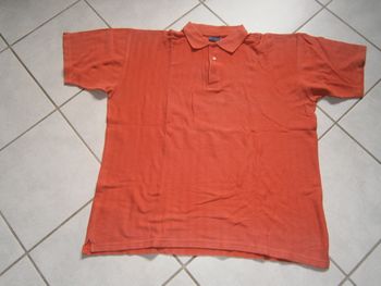 Polo MC orange Taille XL