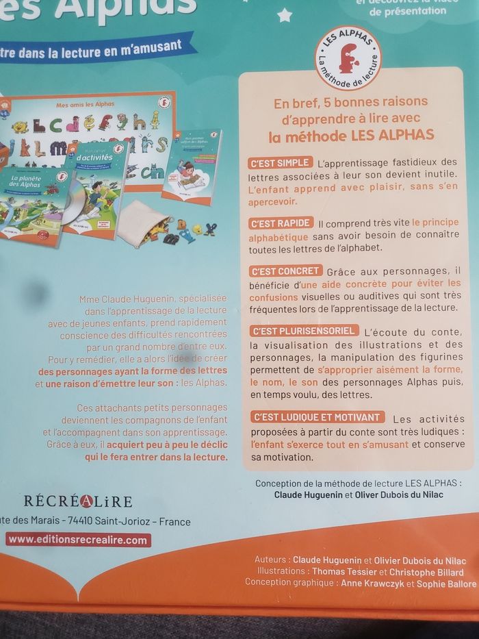 Mon Premier Coffret des Alphas neuf - photo numéro 2