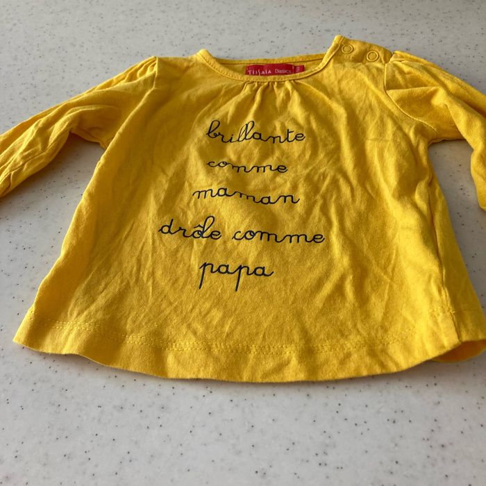 Teeshirt brillante comme maman drôle comme papa
