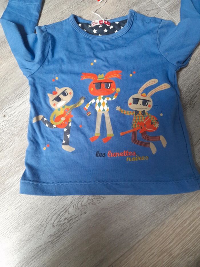 Tee shirt 12 mois dpam - photo numéro 2