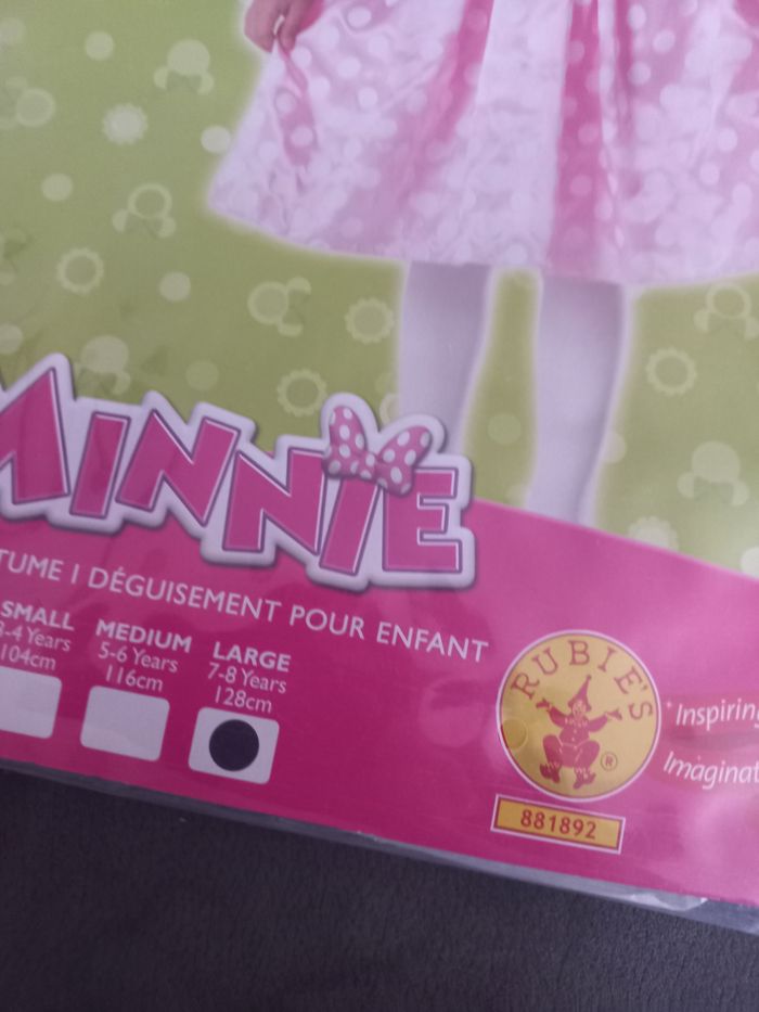 Robe déguisement minnie disney 7/8 ans - photo numéro 3