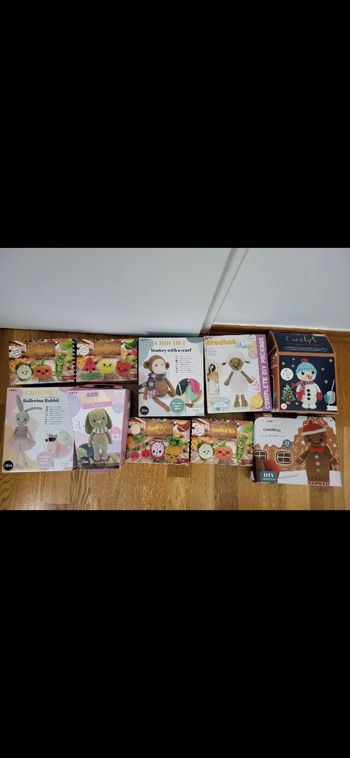Lot de 10 kits crochet amigurimi