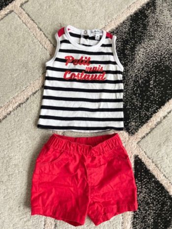 Short débardeur 9 mois