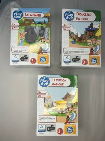 🔹 Lot de 3 jeux de construction Playtive – Inspirés d’Astérix & Obélix 🔹