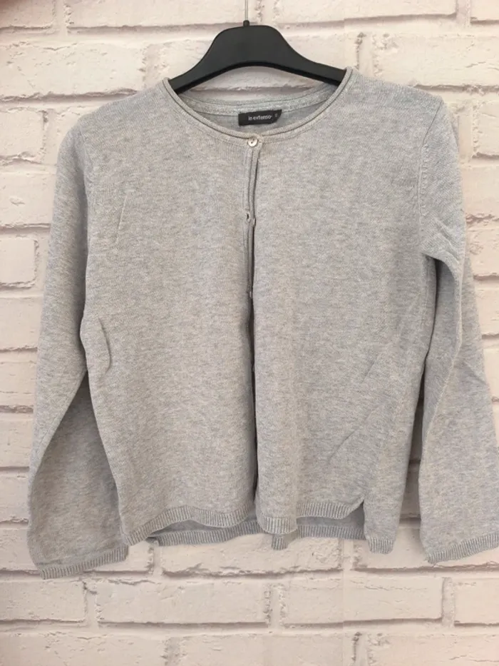 D2975 gilet fille 10 ans