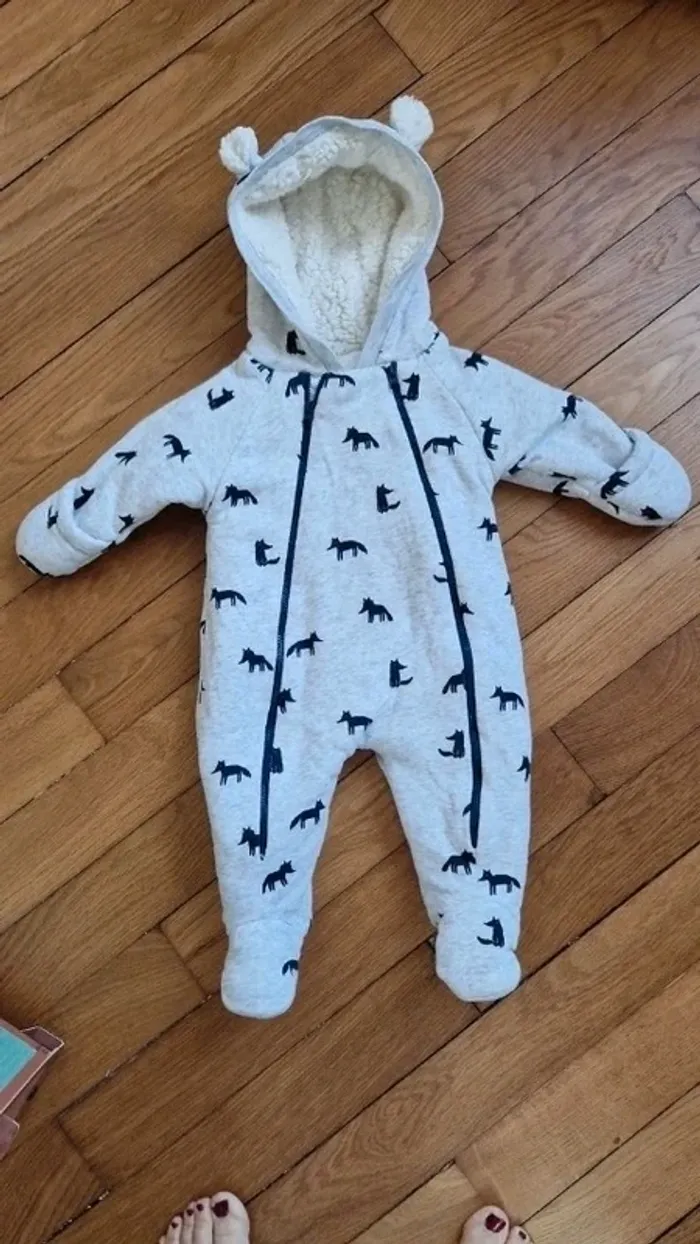 Combinaison pilote bébé 3 mois - photo numéro 2