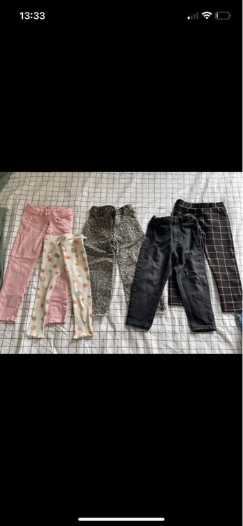 Lot 8 pantalons fille 4 ans