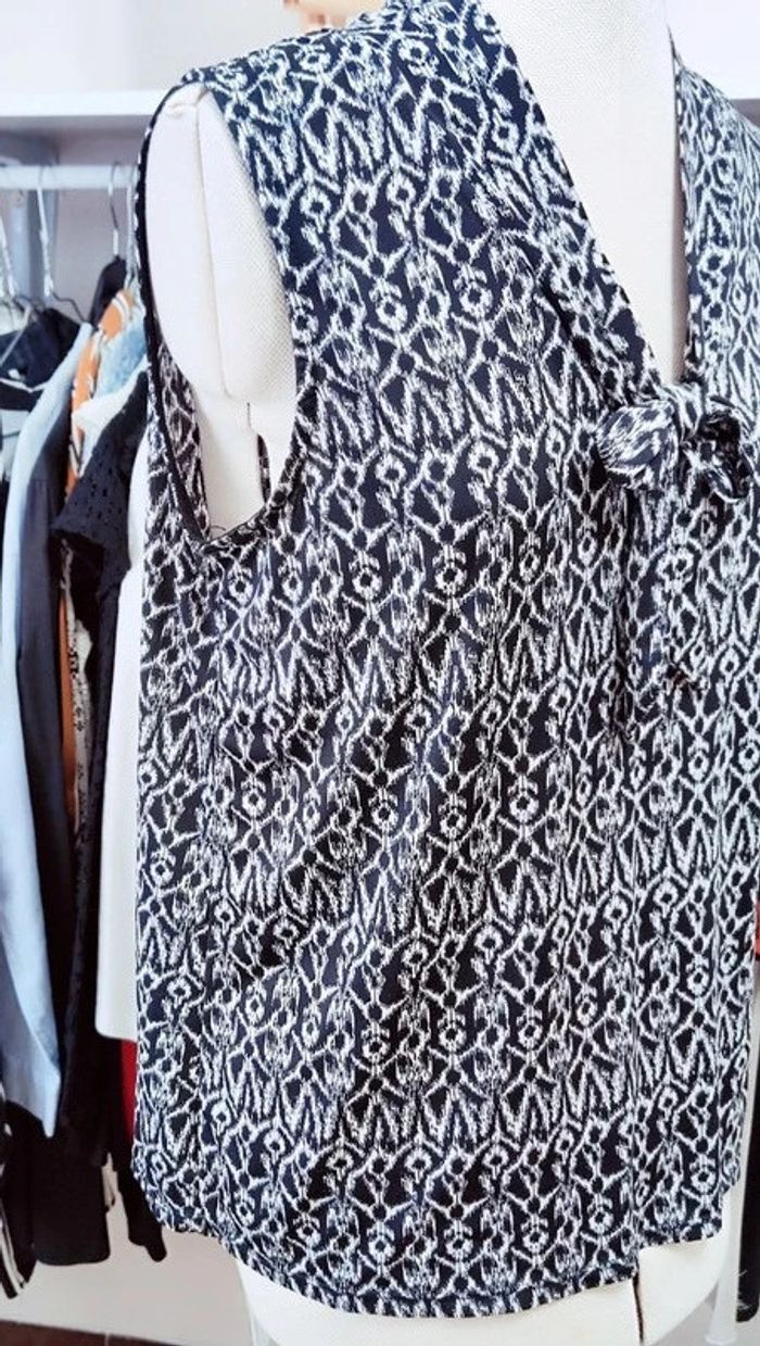 Chemise débardeur sans manche taille 40 MIM - photo numéro 6