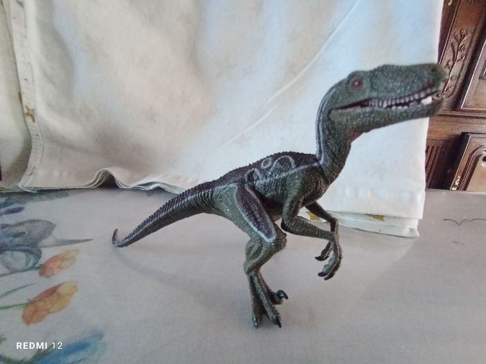 Dinosaure velociraptor papo neuf - photo numéro 2